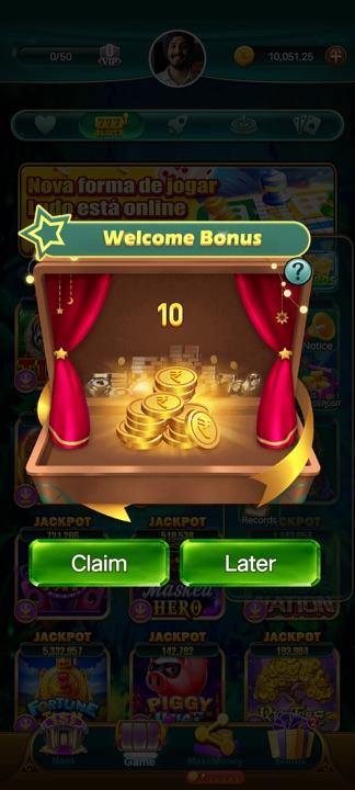 Teen Patti Plus lobby screen